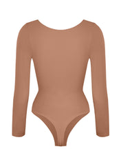 Long Sleeve Ruched Bodysuit