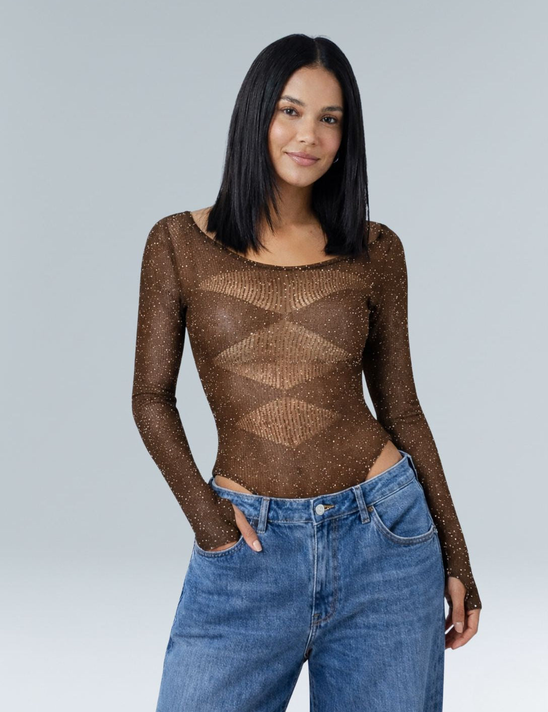 Le body en maille Stardust