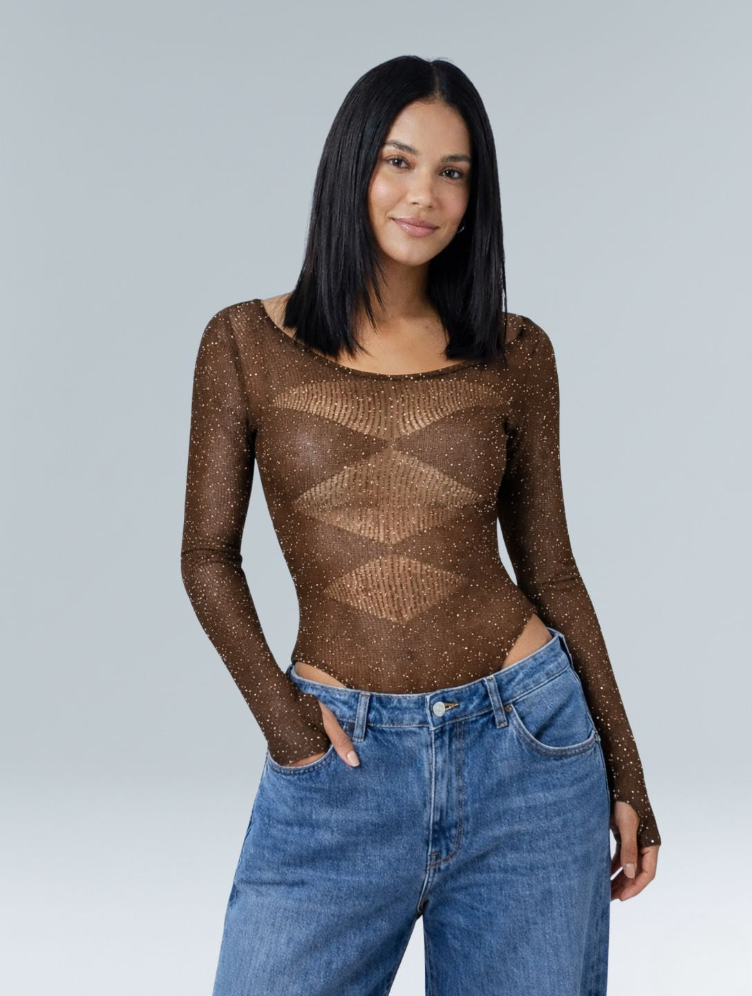 Le body en maille Stardust