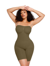 Combinaison gainante sculptante sans bretelles