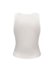Gathered V-neck top