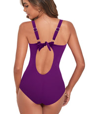 Sculpt Wrap Low Back One Piece