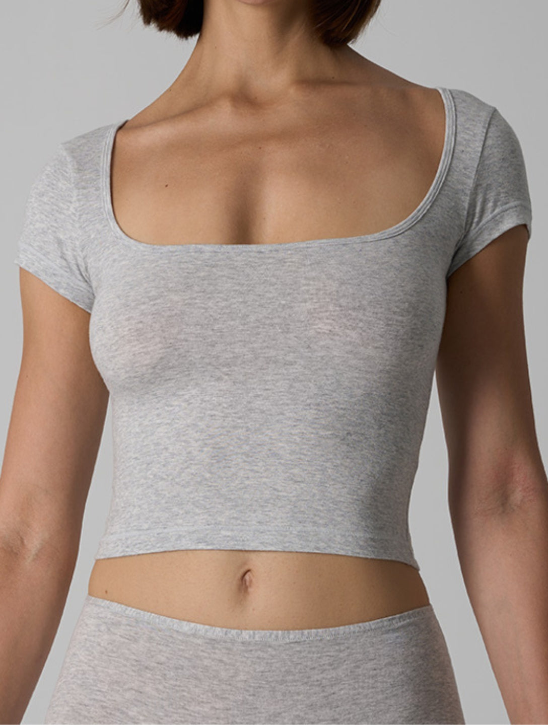 T-shirt carré classique en coton
