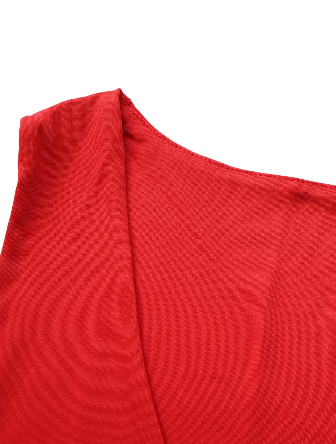 Gathered V-neck top