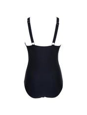 The Sculpting V-Neck Mesh Suit