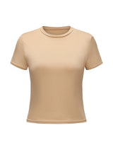 Short Sleeve Crew Neck Top