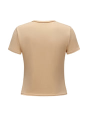 Short Sleeve Crew Neck Top
