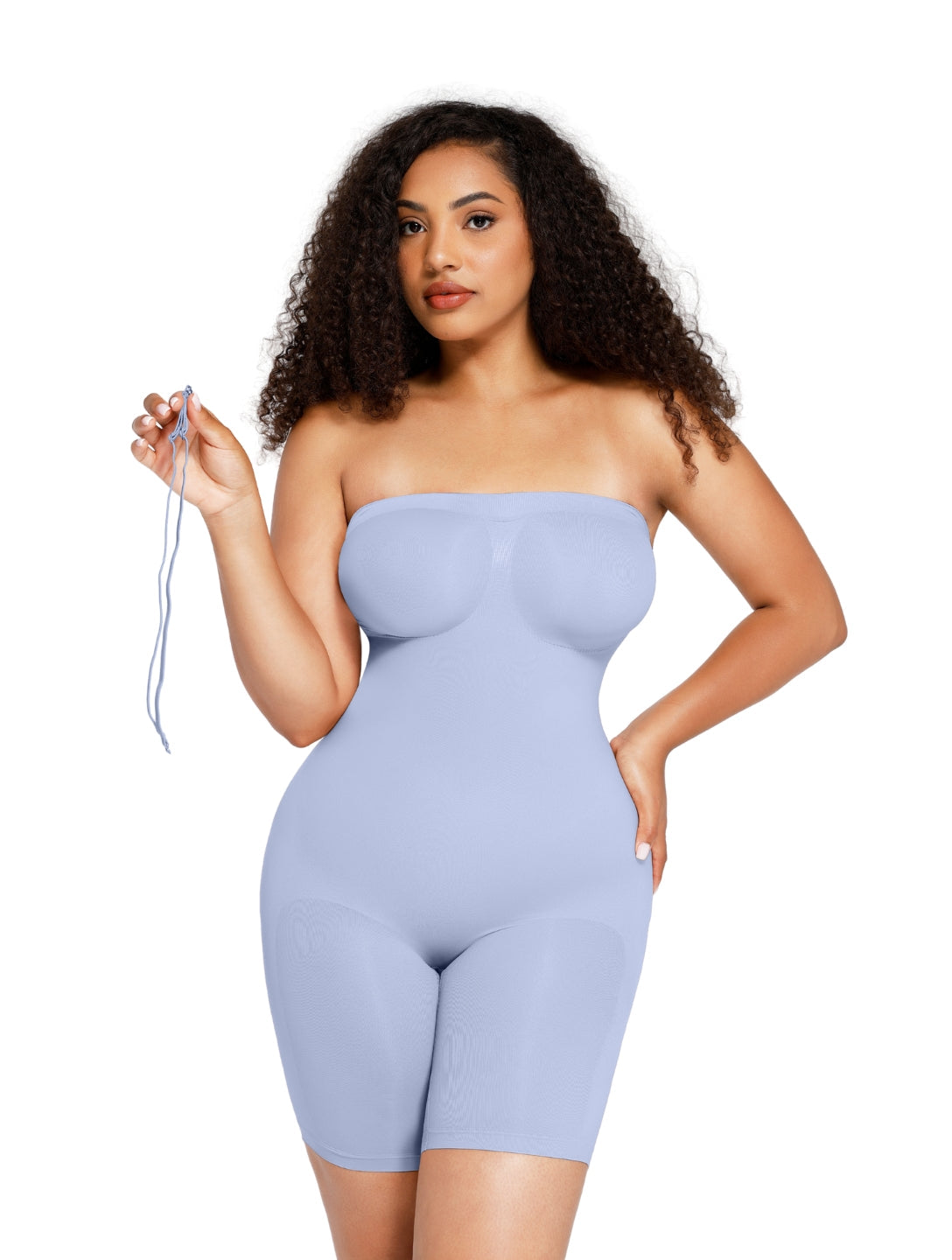Combinaison gainante sculptante sans bretelles