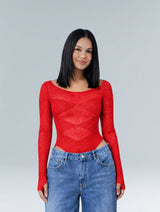 Le body en maille Stardust