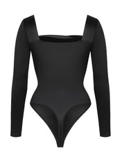 Satin cowl neck bodysuit