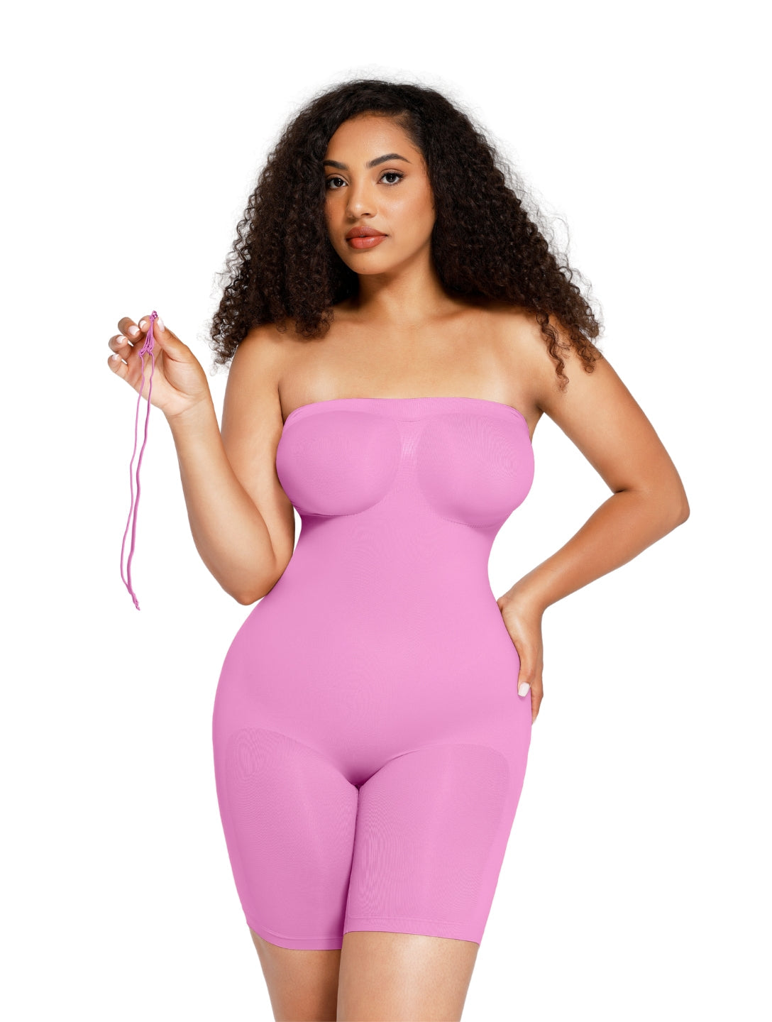 Combinaison gainante sculptante sans bretelles