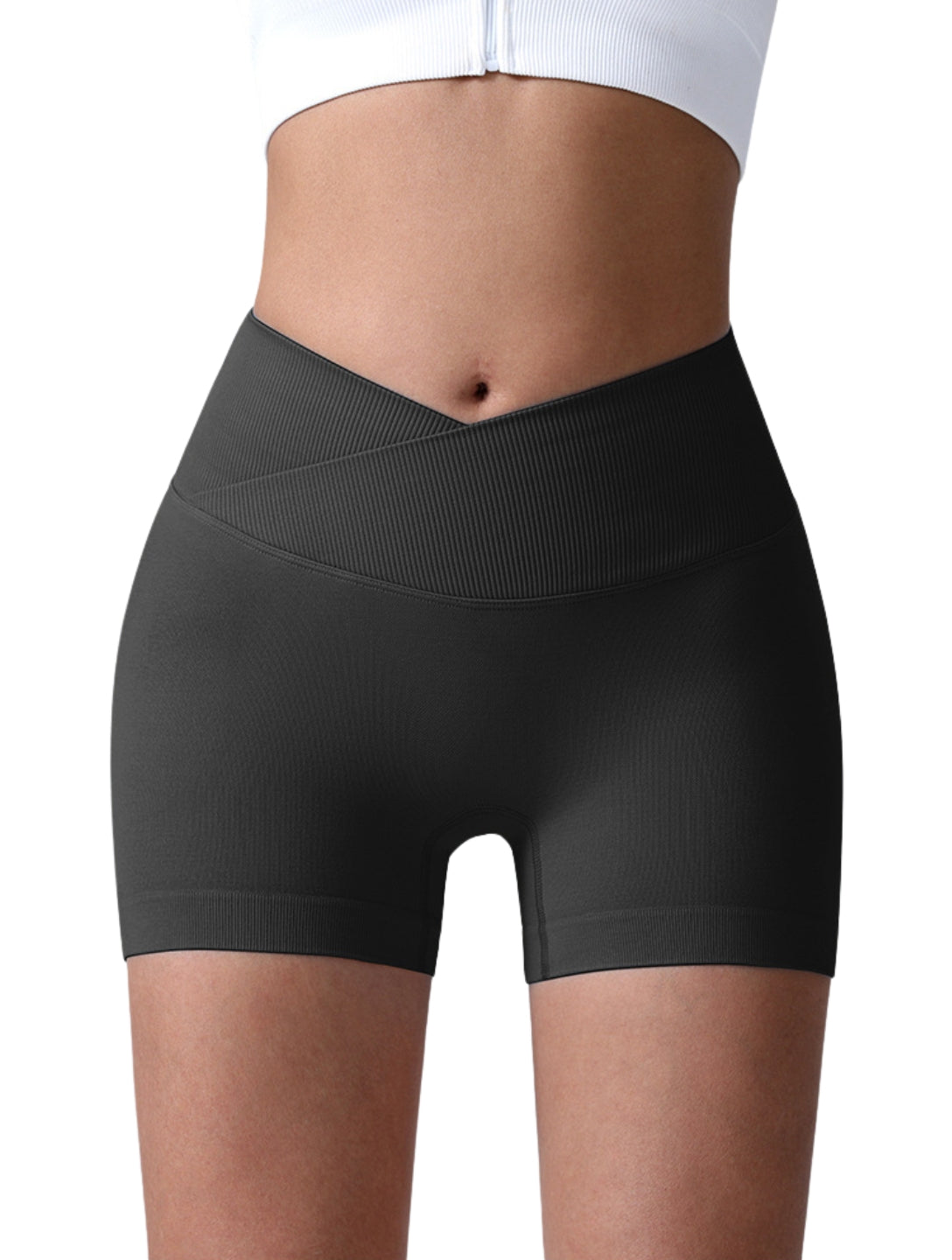 Sculpt V-Waist Scrunch Shorts