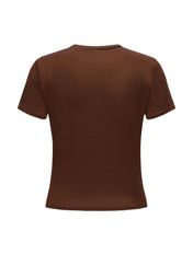 Short Sleeve Crew Neck Top