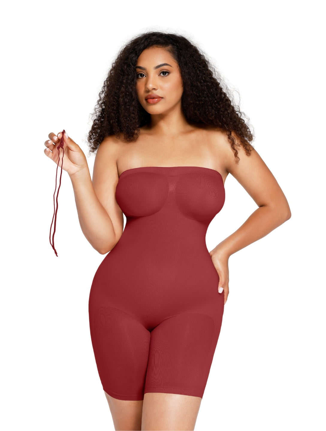 Combinaison gainante sculptante sans bretelles