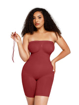 Combinaison gainante sculptante sans bretelles