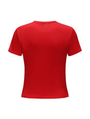 Short Sleeve Crew Neck Top