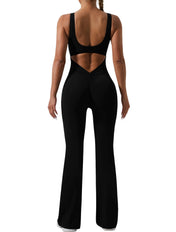 Flared Sports Jumpsuit