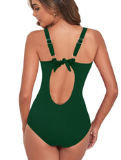 Sculpt Wrap Low Back One Piece