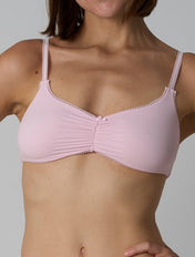 The Smooth Picot Ruched Bralette