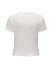Short Sleeve Crew Neck Top