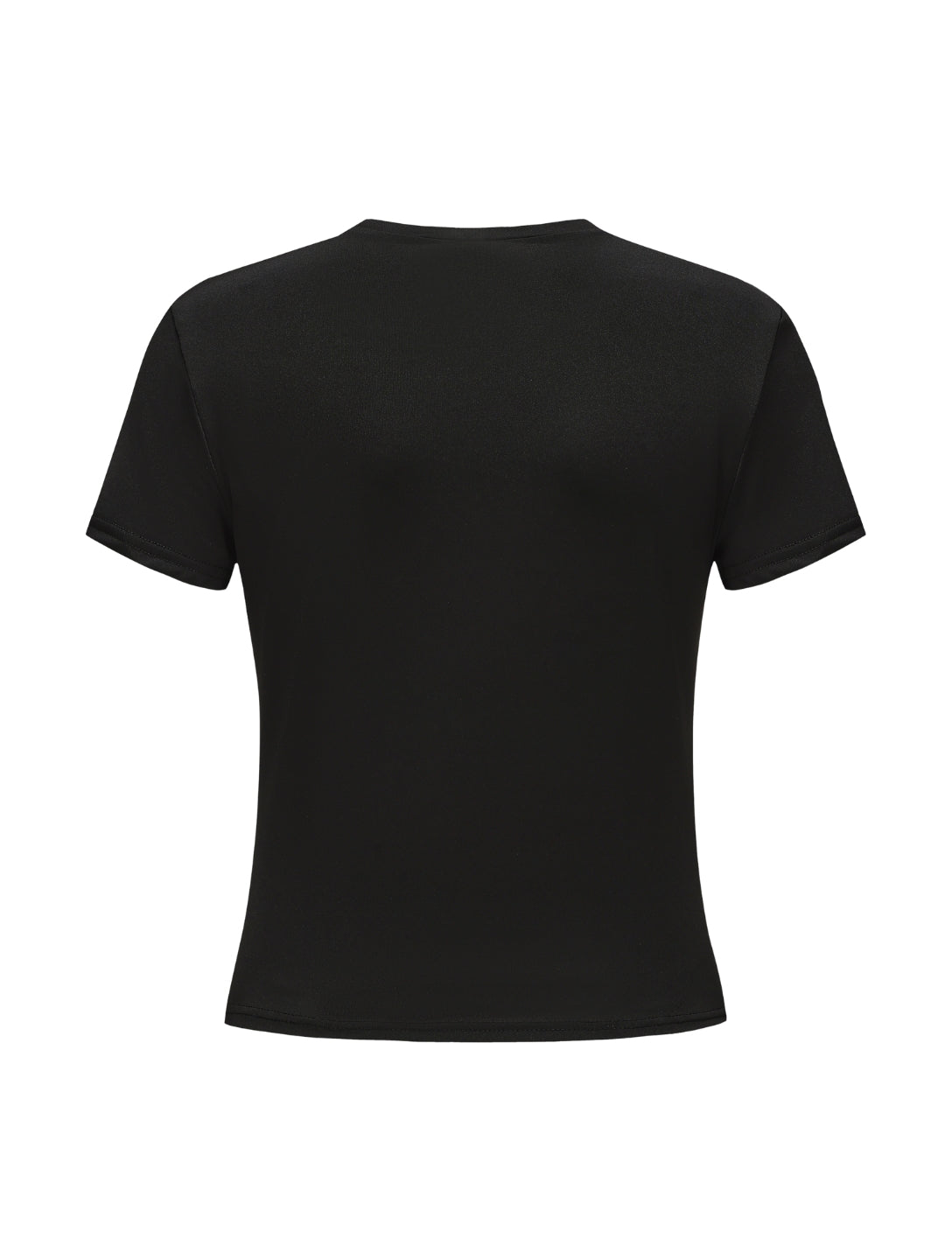 Short Sleeve Crew Neck Top