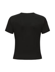 Short Sleeve Crew Neck Top