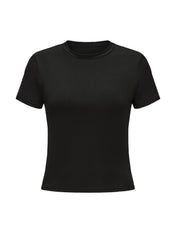 Short Sleeve Crew Neck Top