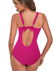 Sculpt Wrap Low Back One Piece