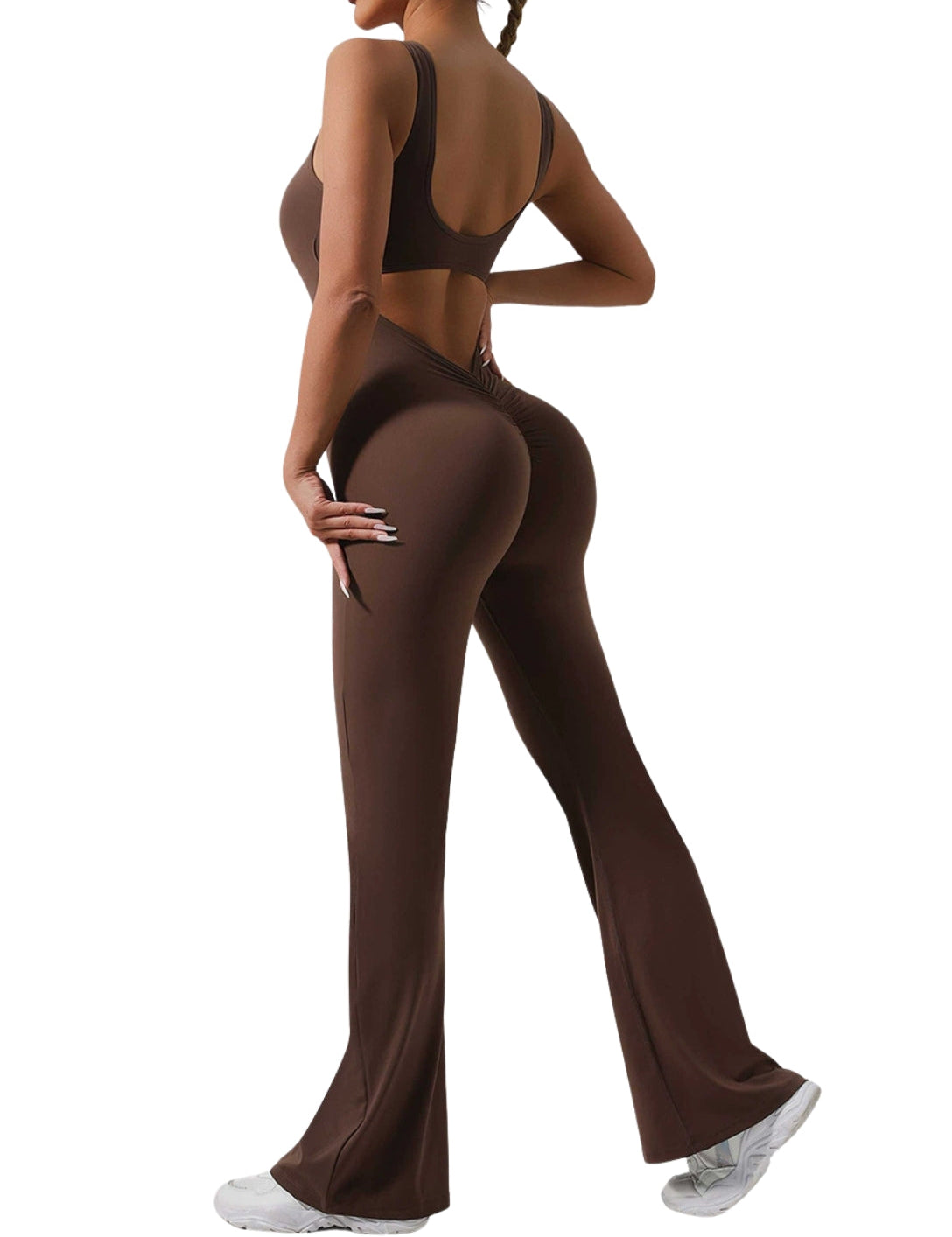 Flared Sports Jumpsuit