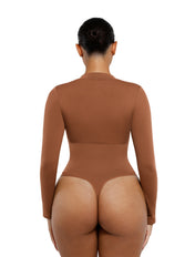 The Deep V Zip Bodysuit