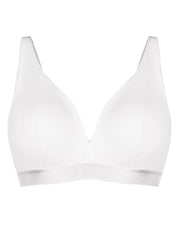 Deep V-Neck Ribbed Bralette