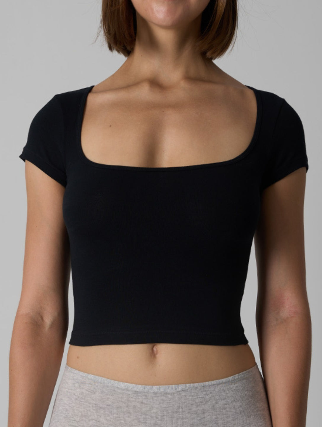T-shirt carré classique en coton