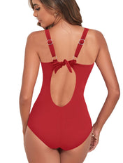 Sculpt Wrap Low Back One Piece