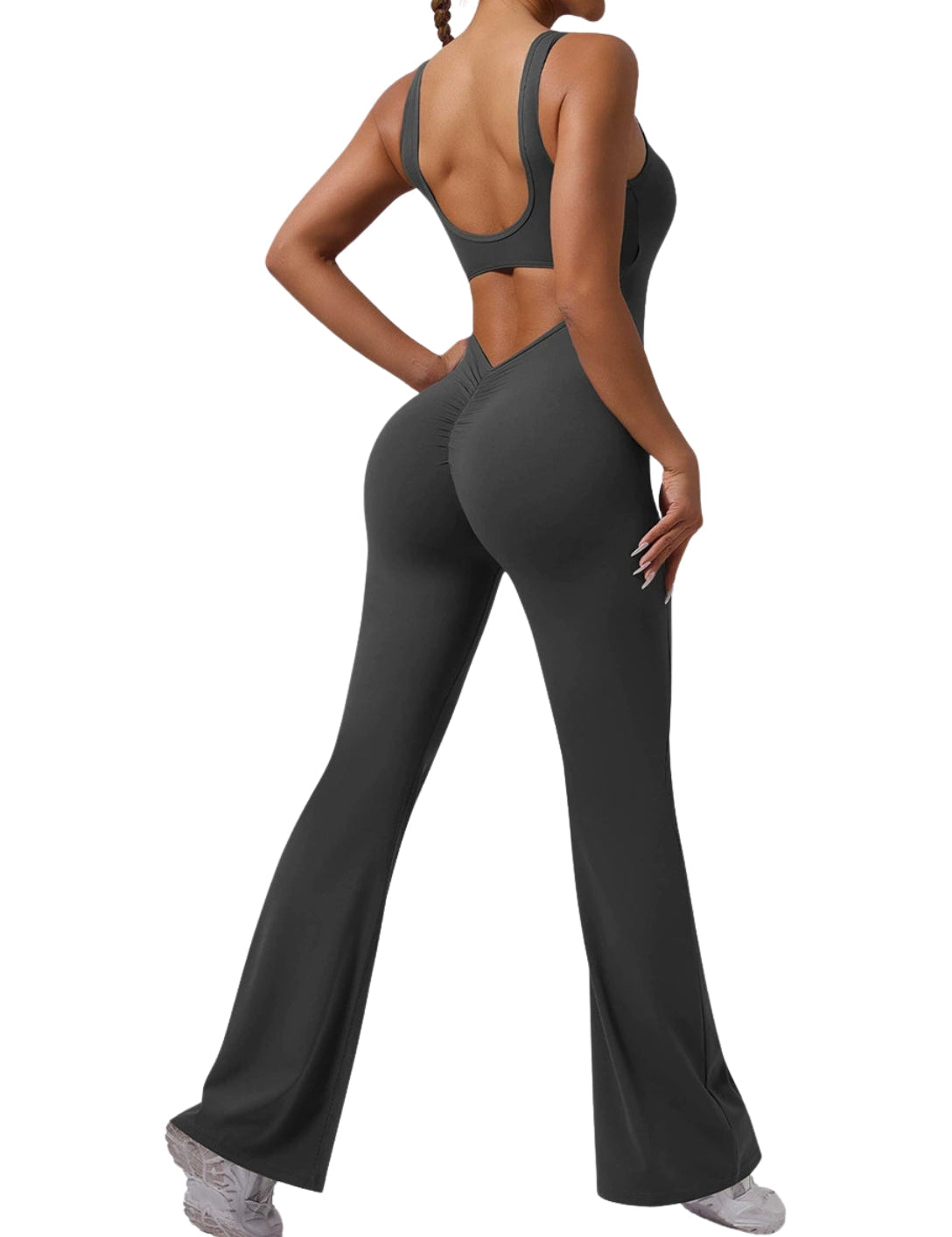 Flared Sports Jumpsuit