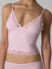 The Smooth Lace V-Neck Singlet