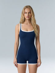 Outlined Ribbed Bodysuit