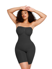 Combinaison gainante sculptante sans bretelles