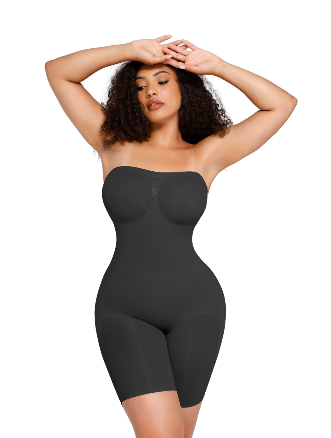 Combinaison gainante sculptante sans bretelles