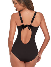 Sculpt Wrap Low Back One Piece
