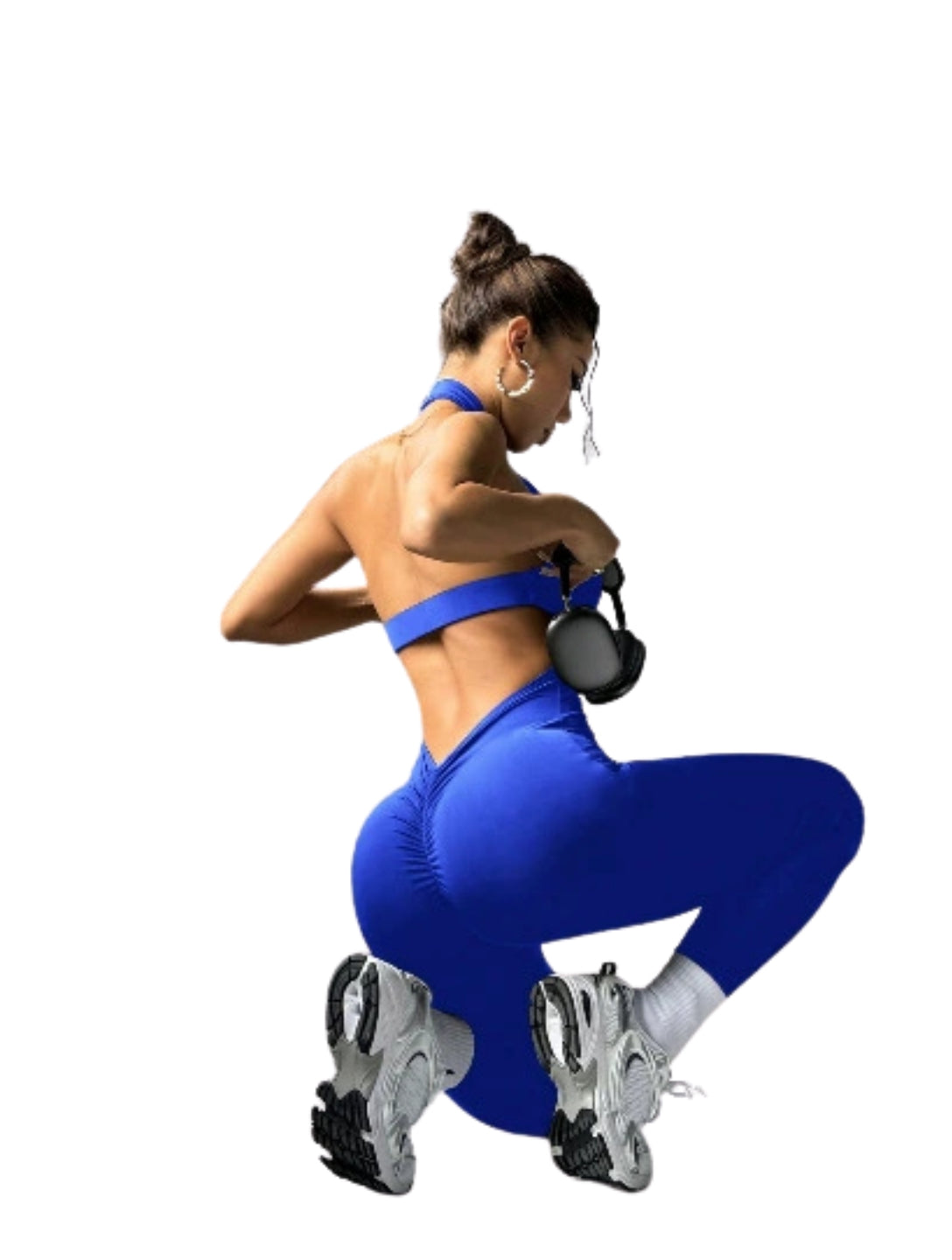 High Neck Sports Jumpsuit