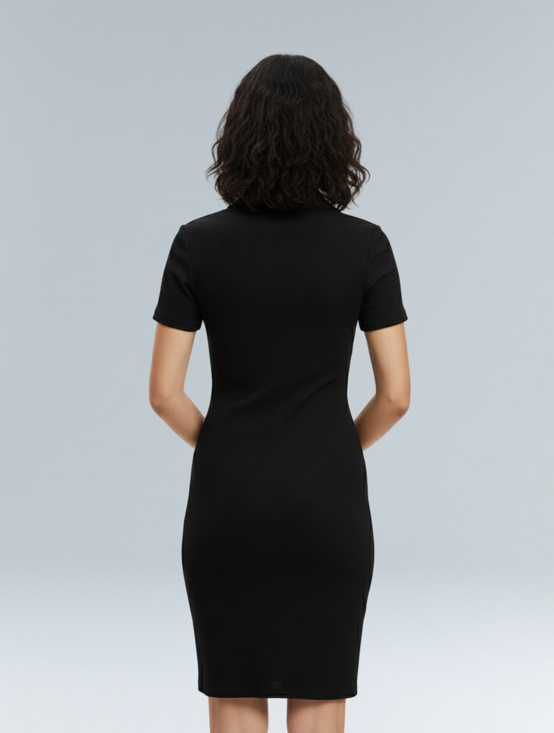 Ribbed Bodycon Mini Dress