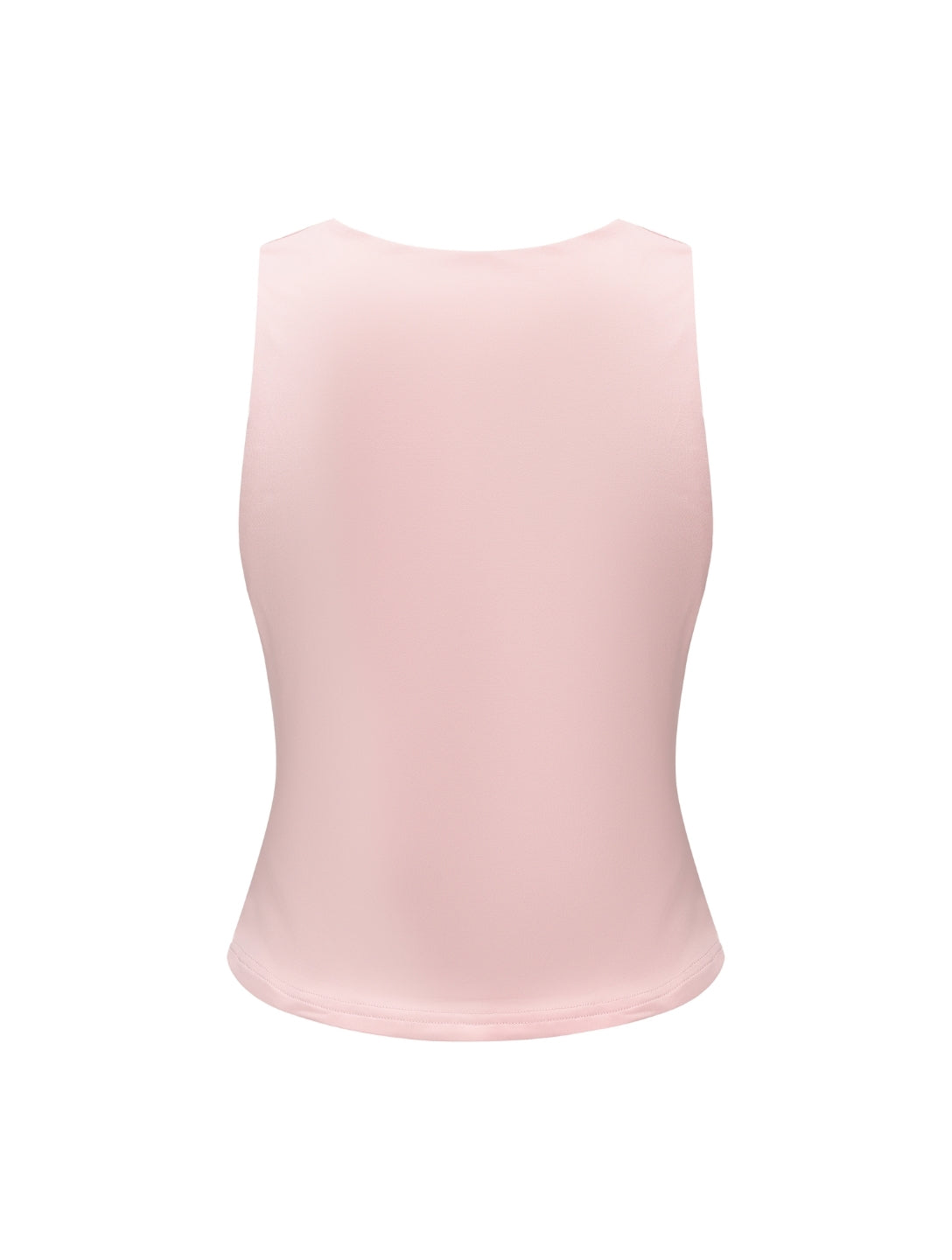 Gathered V-neck top