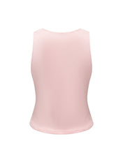 Gathered V-neck top