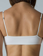The Smooth Picot Ruched Bralette