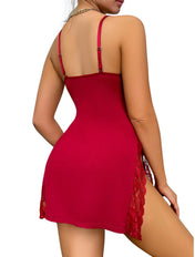 Lace Slit Sleep Dress