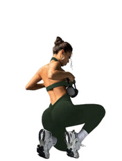 High Neck Sports Jumpsuit