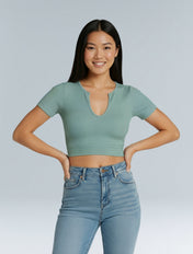 Shape Me Up Cropped T-shirt