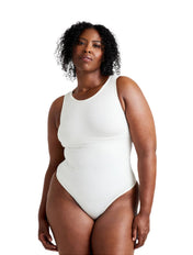 Round Neck Thong Bodysuit