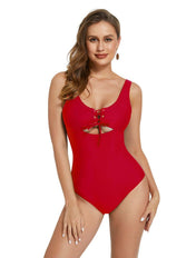 Corset Bathers - Corset Swimsuit with Cut-Out Design | HEYSHAPE