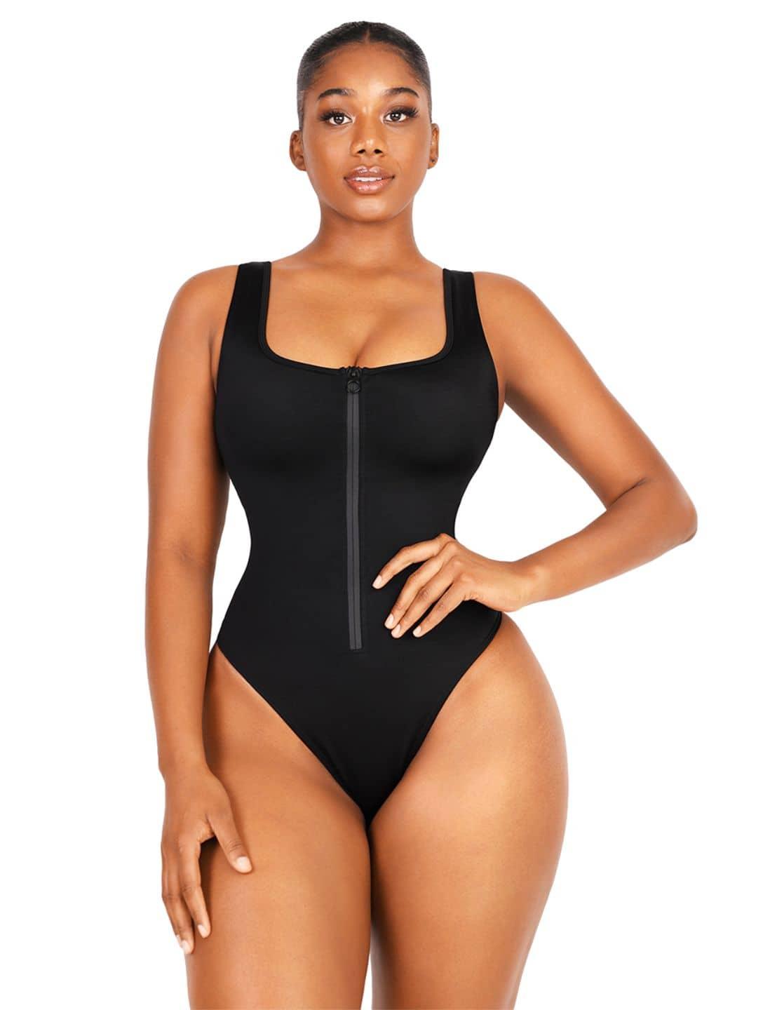 Sculpting Zip-Up Swimsuit